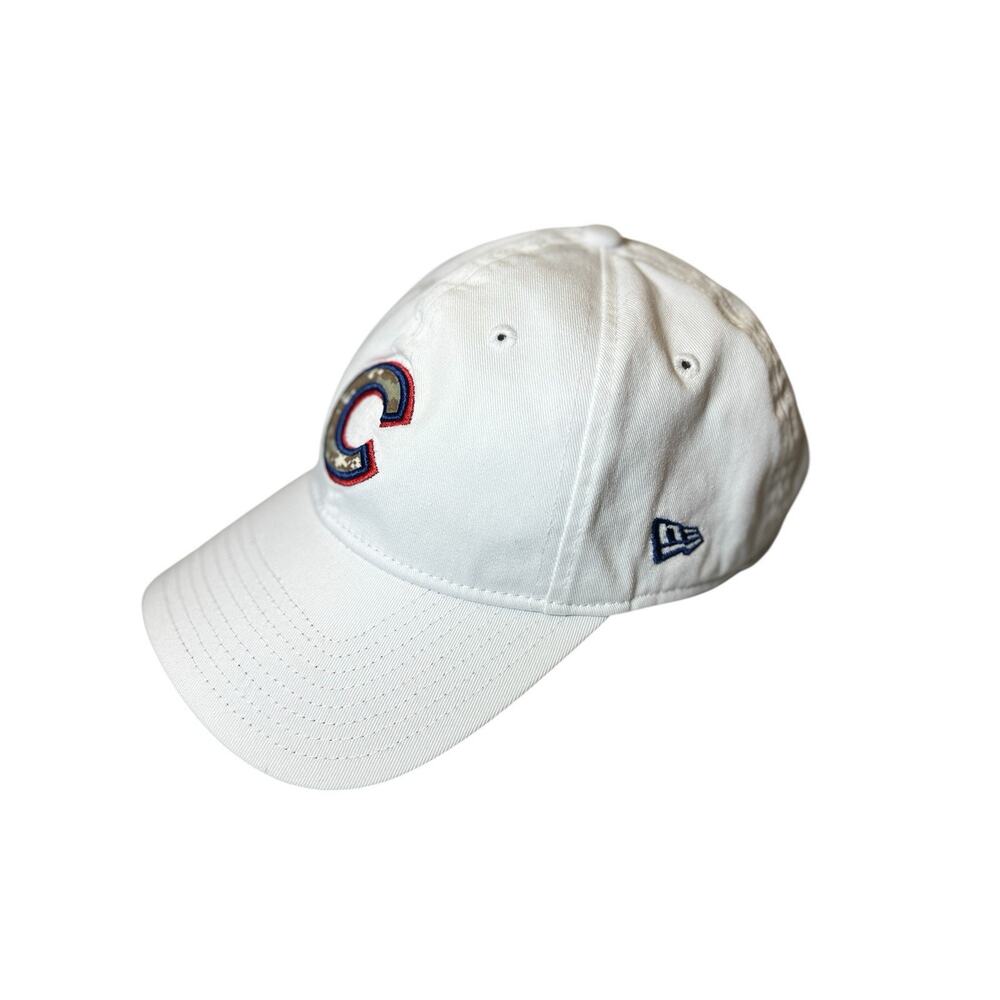Chicago Cubs MLB New Era 9TFORTY Women's Camo Logo Adjustable Strapback Cap - Picture 3 of 7
